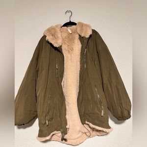 Free People fuzzy jacket
